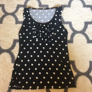 Polka dot tank top
